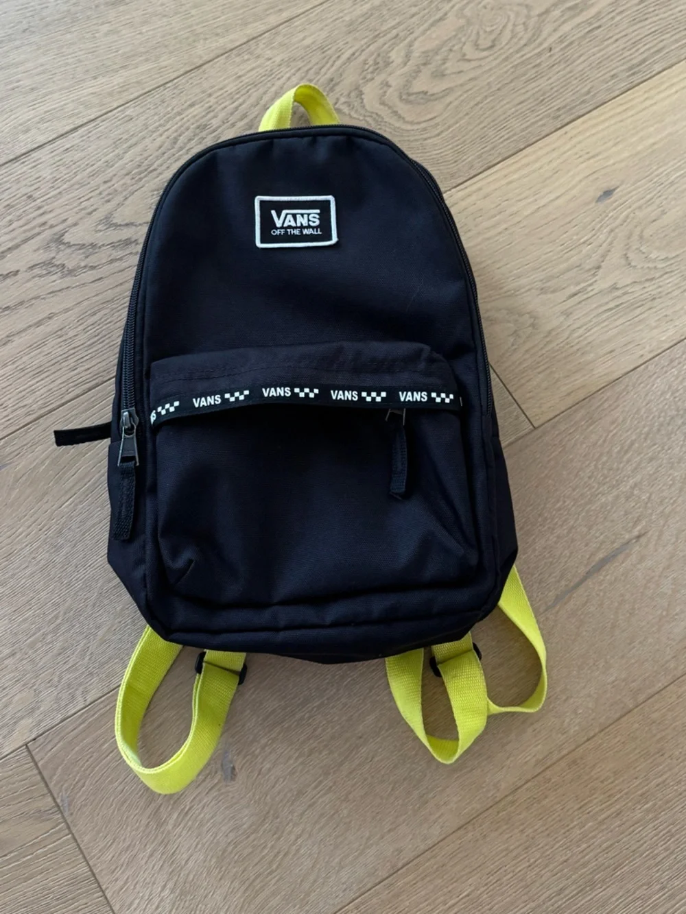 Vans Bounds Mini Backpack Black/Neon Green - Picture 2 of 11